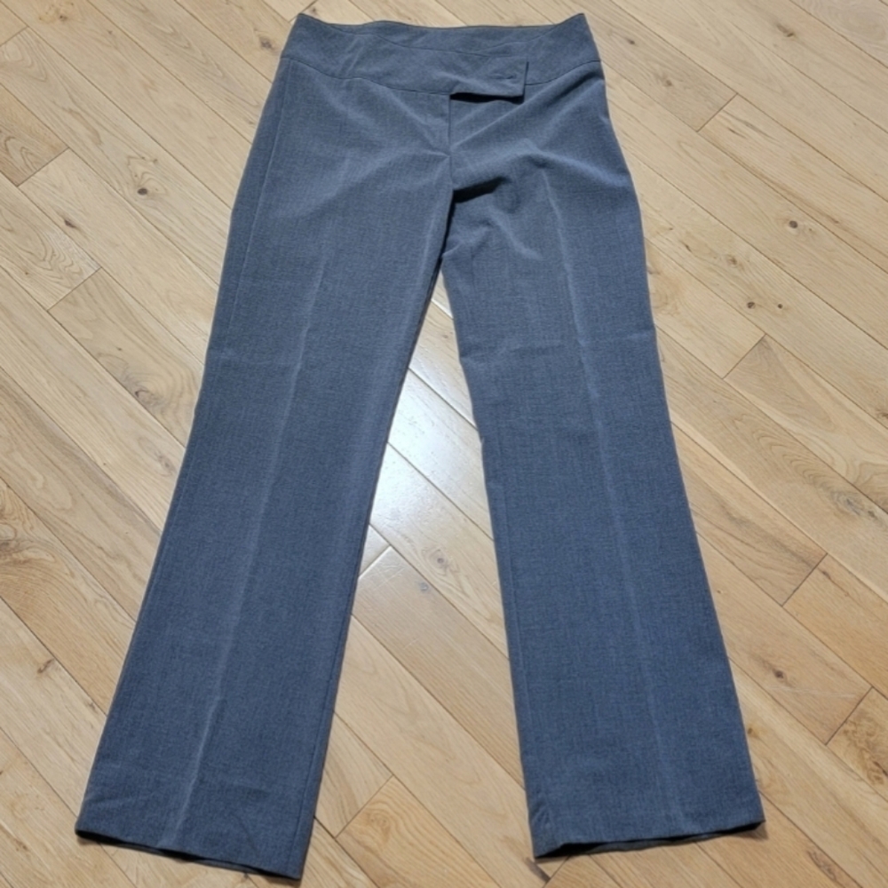 Gray workwear office pants trousers sz 10